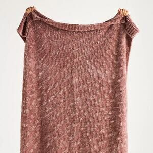 Anthropologie Rebecca Chenille Throw Blanket – Pink 70x50 – Discontinued NWT